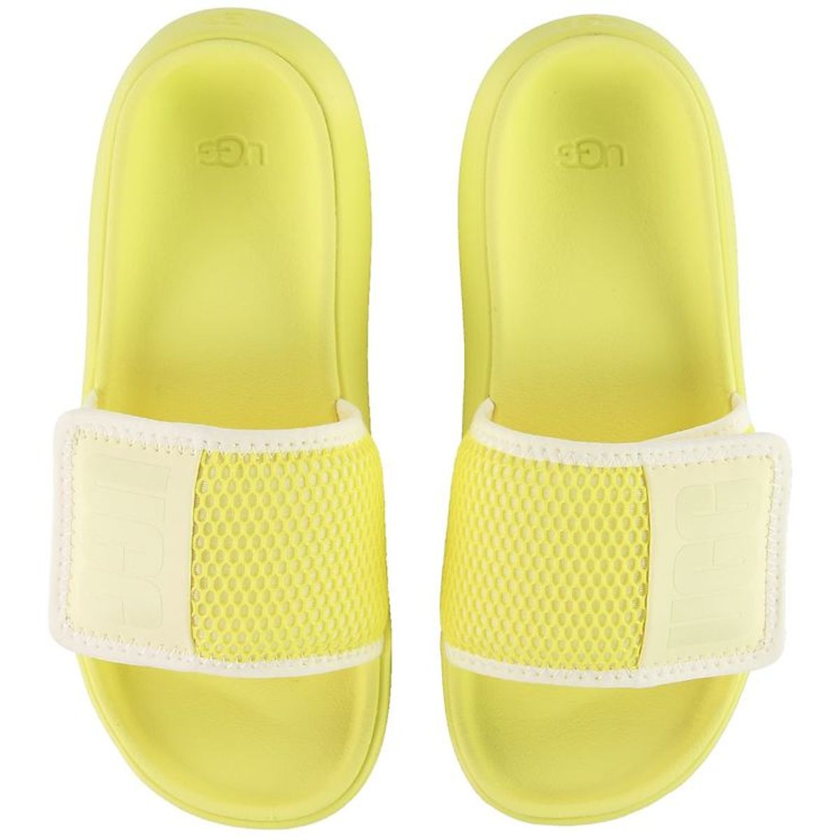 UGG Badesandaler - LA Light Slide - Gul/Hvid