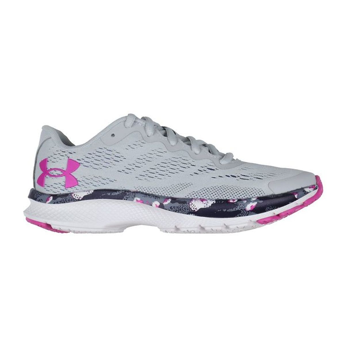 Under Armour Sko - UA GGS Charged Bandit 6 HS - Halo Gray/Hvid/M