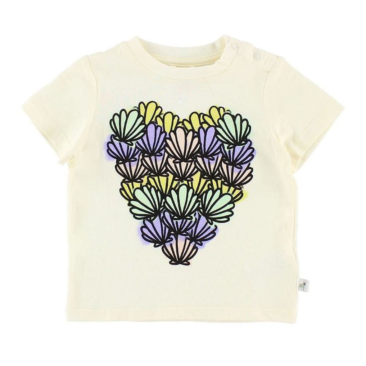 Stella McCartney Kids T-shirt - Creme m. Muslinger