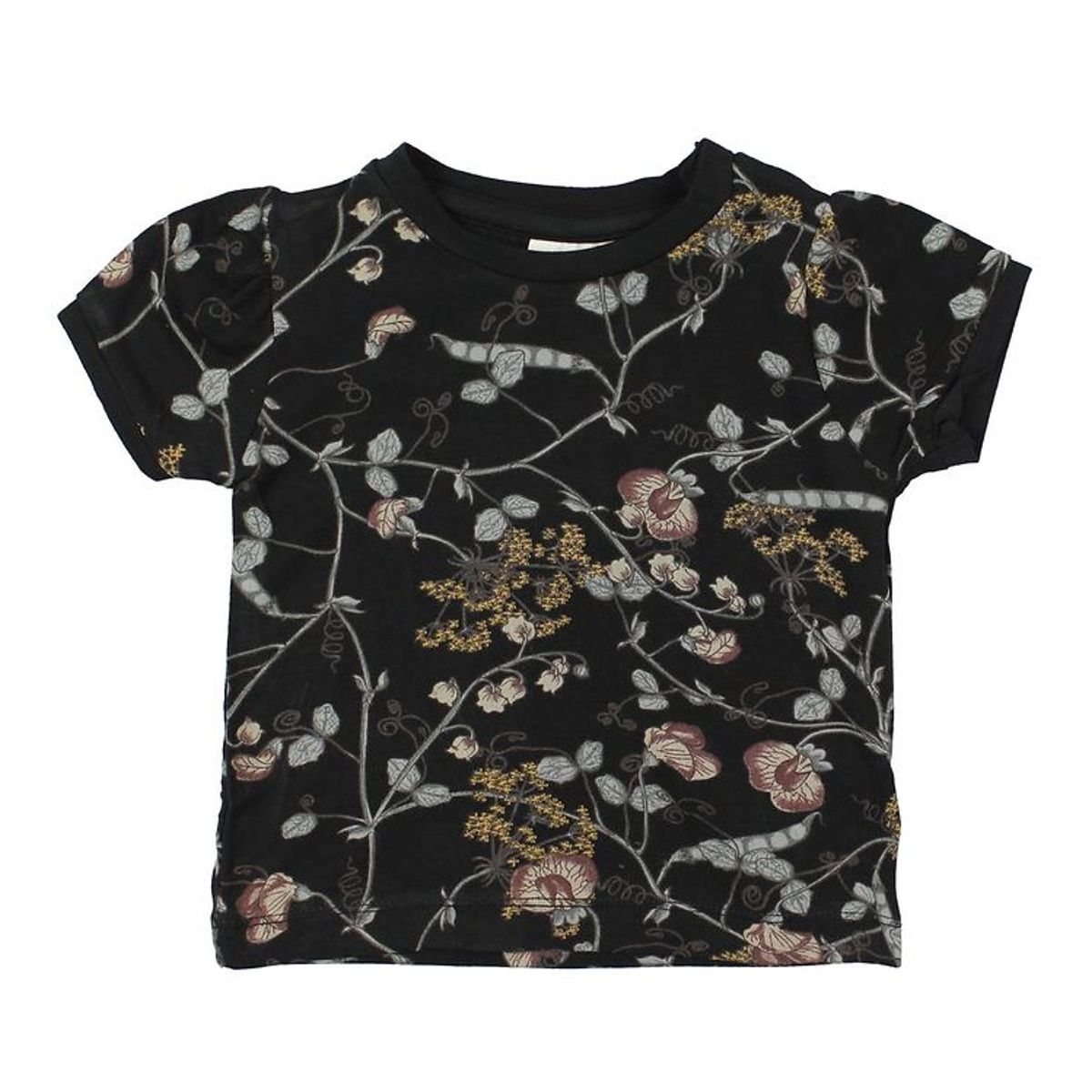 En Fant T-shirt - Gate - Sort m. Blomster