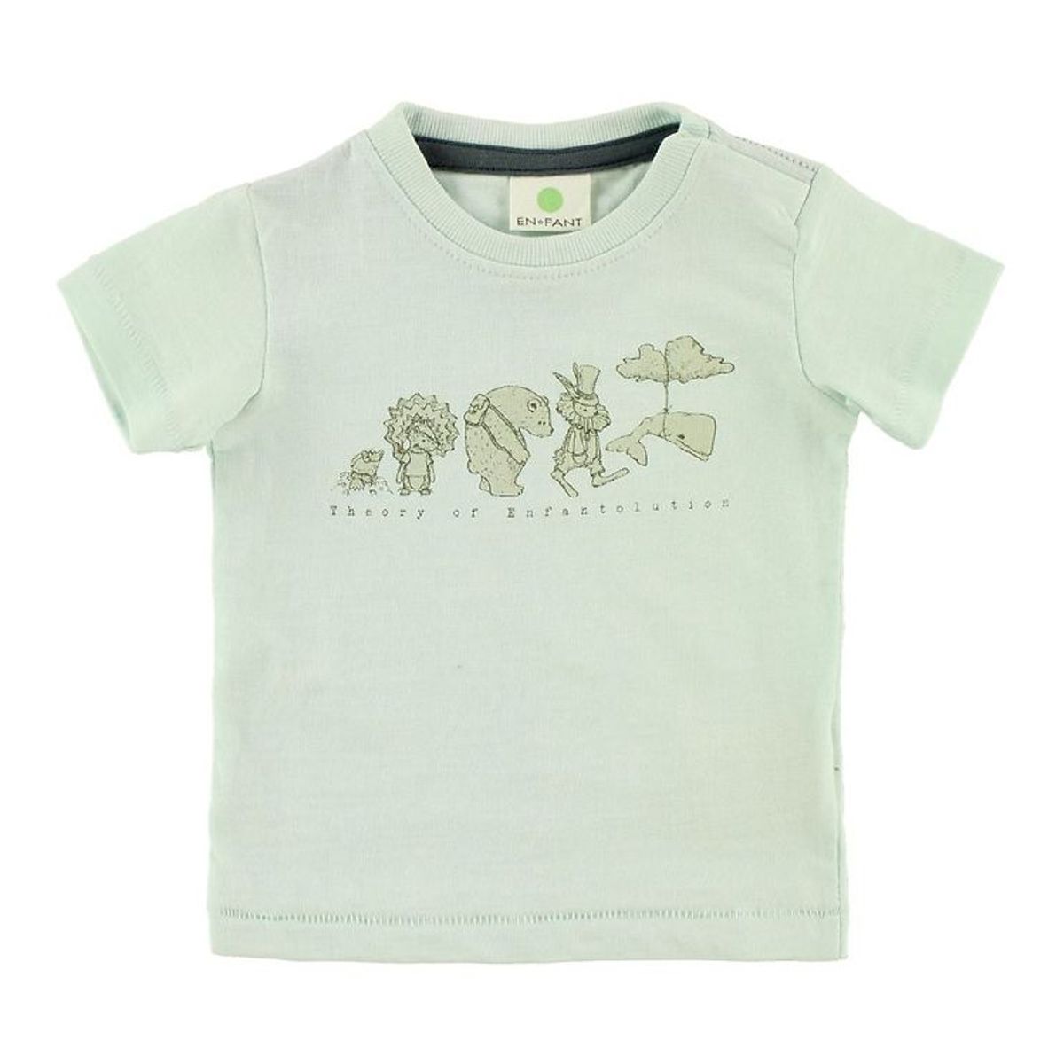 En Fant T-shirt - Gate - Mint m. Dyr