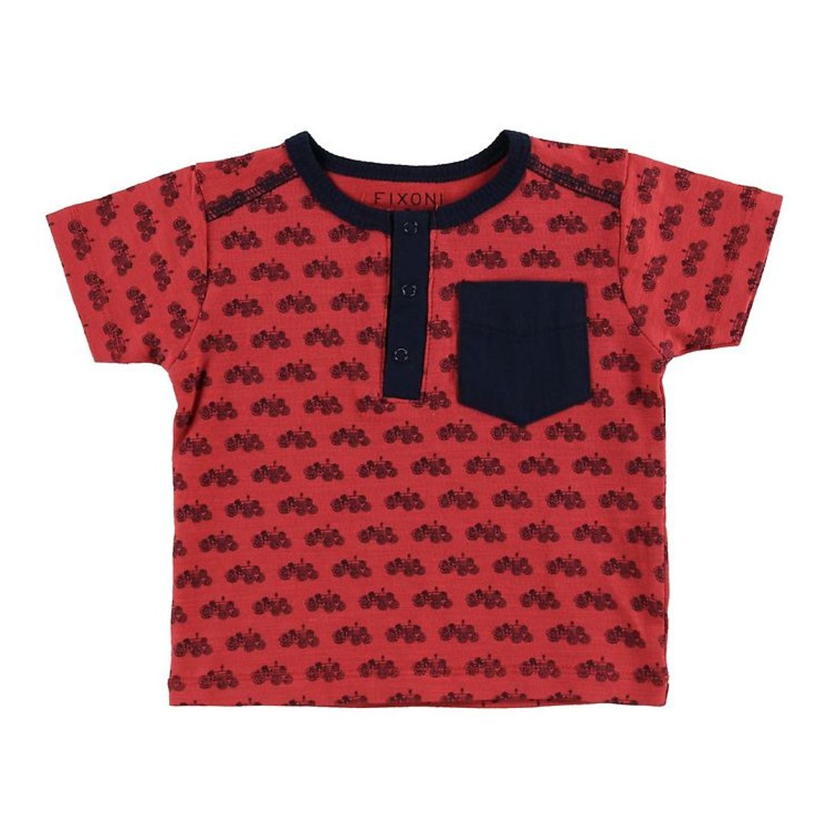 Fixoni T-shirt - Cardinal m. Traktorer