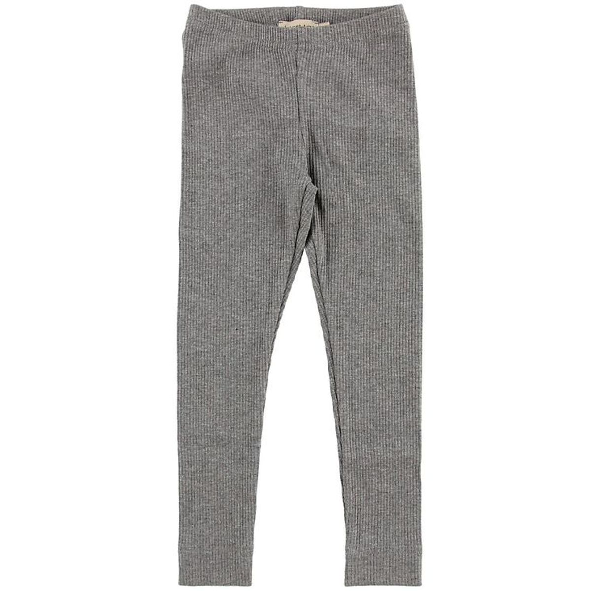 MarMar Leggings - Rib - Modal - Grey Melange