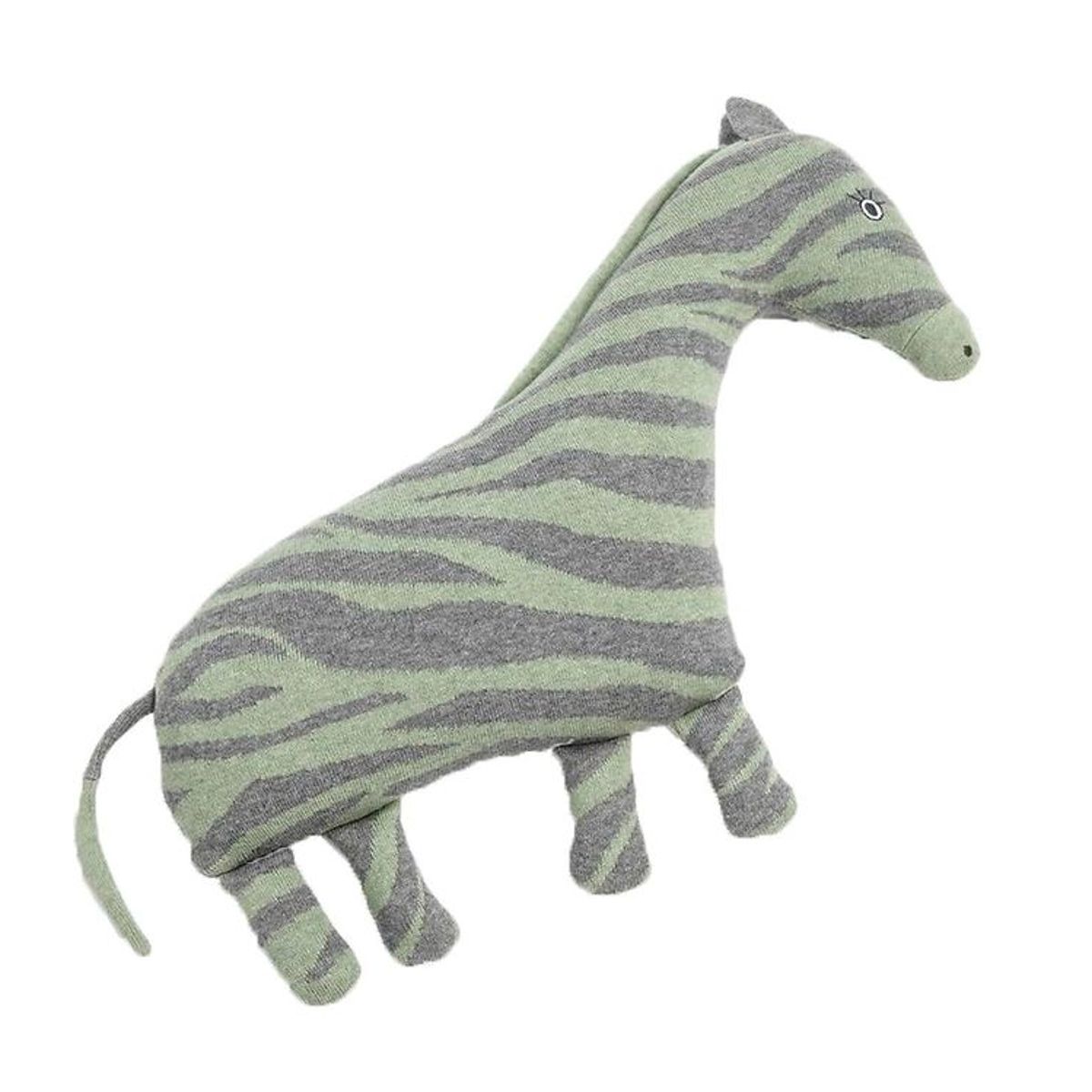 Smallstuff Bamse - 40 cm - Zebra - Grå/Grøn