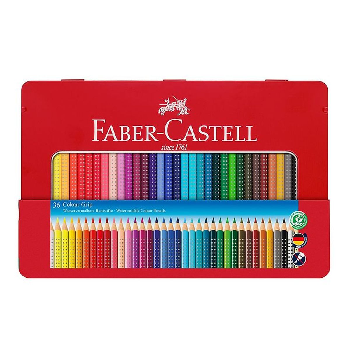 Faber-Castell Farveblyanter - Grip - Akvarel - 36 stk - Multi