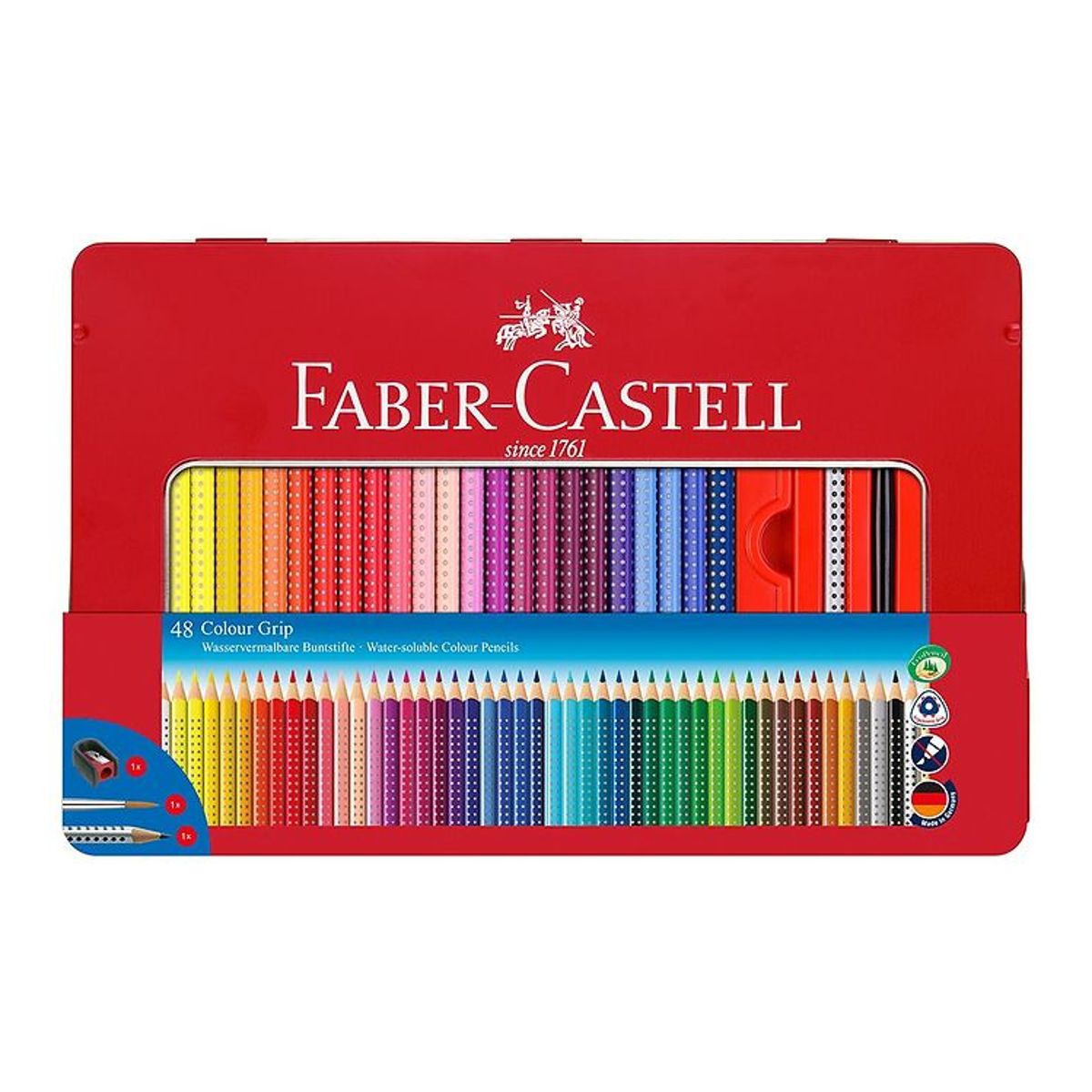 Faber-Castell Farvesæt - Grip - Akvarel - 48 stk - Multifarvet