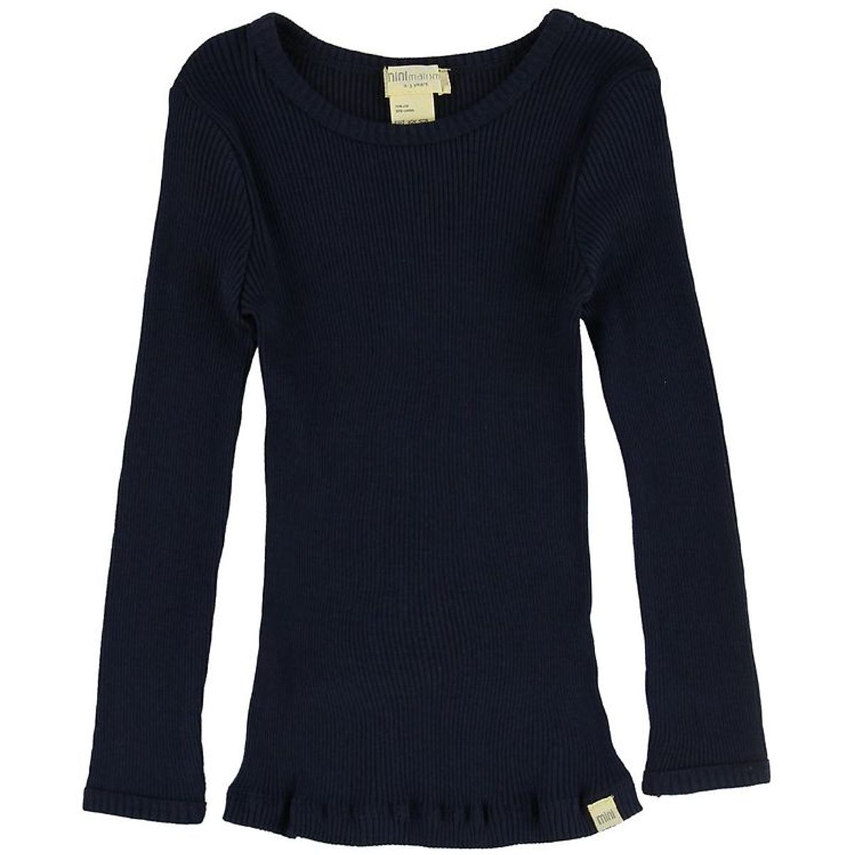 Minimalisma Bluse - Bergen - Silke/Bomuld - Dark Blue