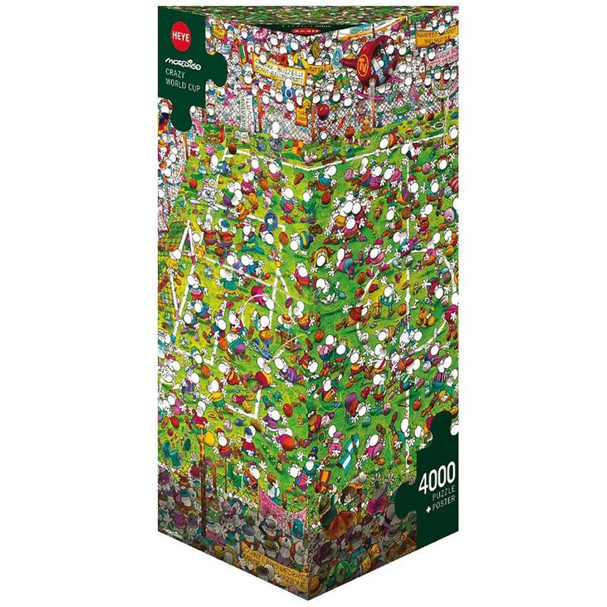 Heye Puzzle Puslespil - Crazy World Cup - 4000 Brikker