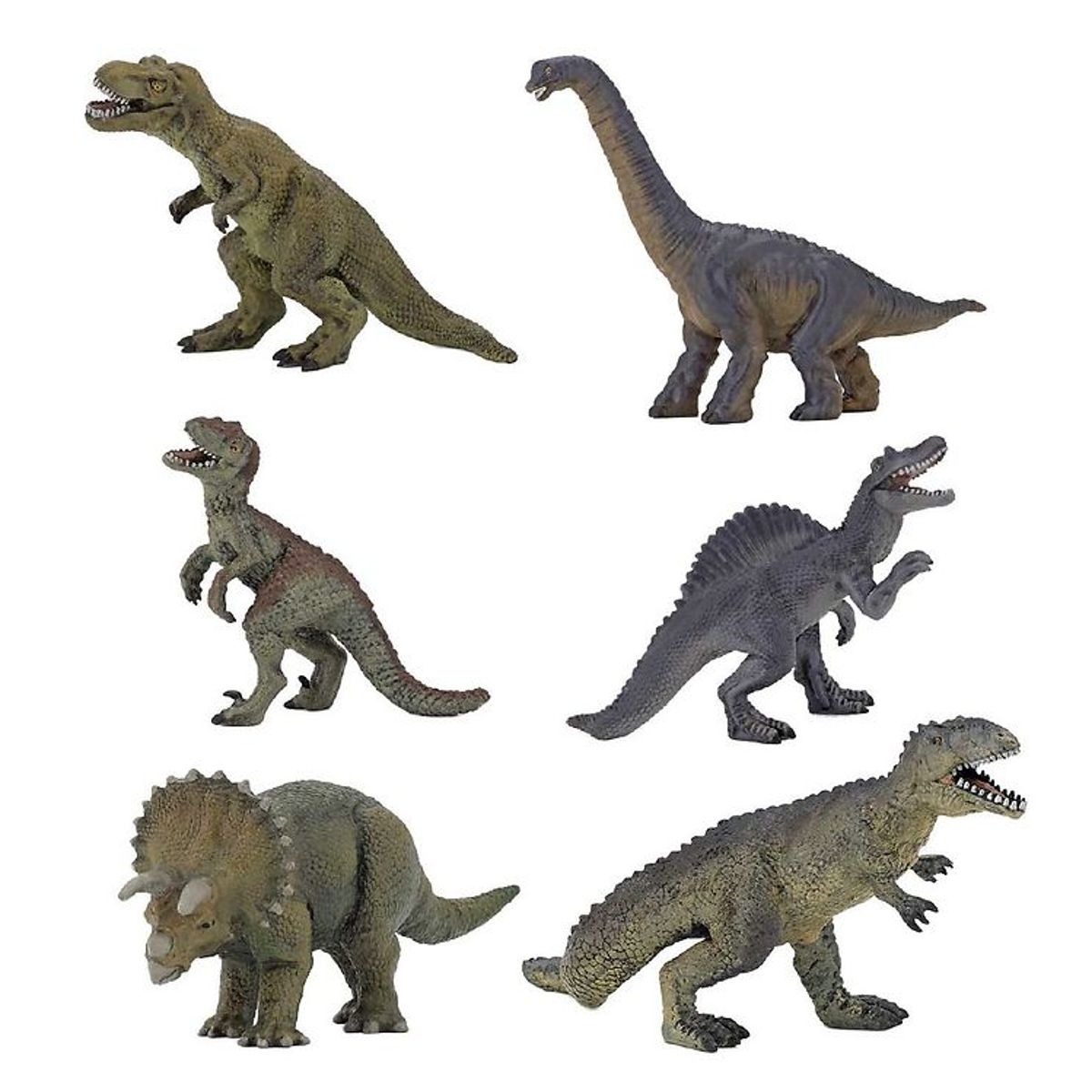 Papo Dinosaurus sæt 2 - 4-9 cm - 6 dele