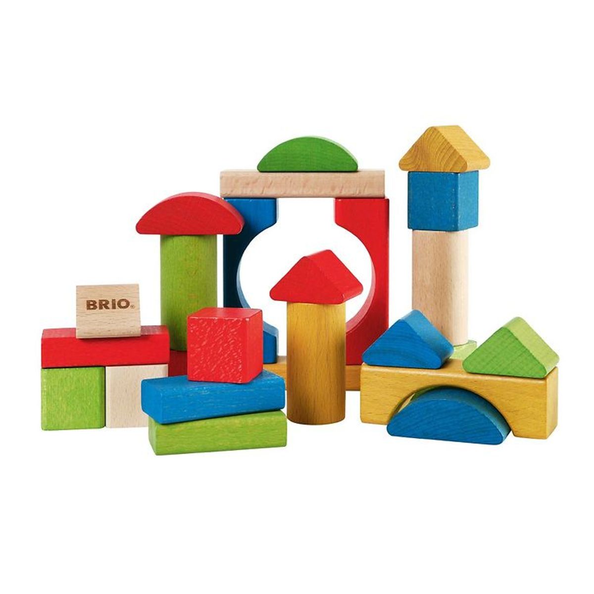 BRIO Toddler Klodser - 25 dele - Træ - Multifarvet 30114