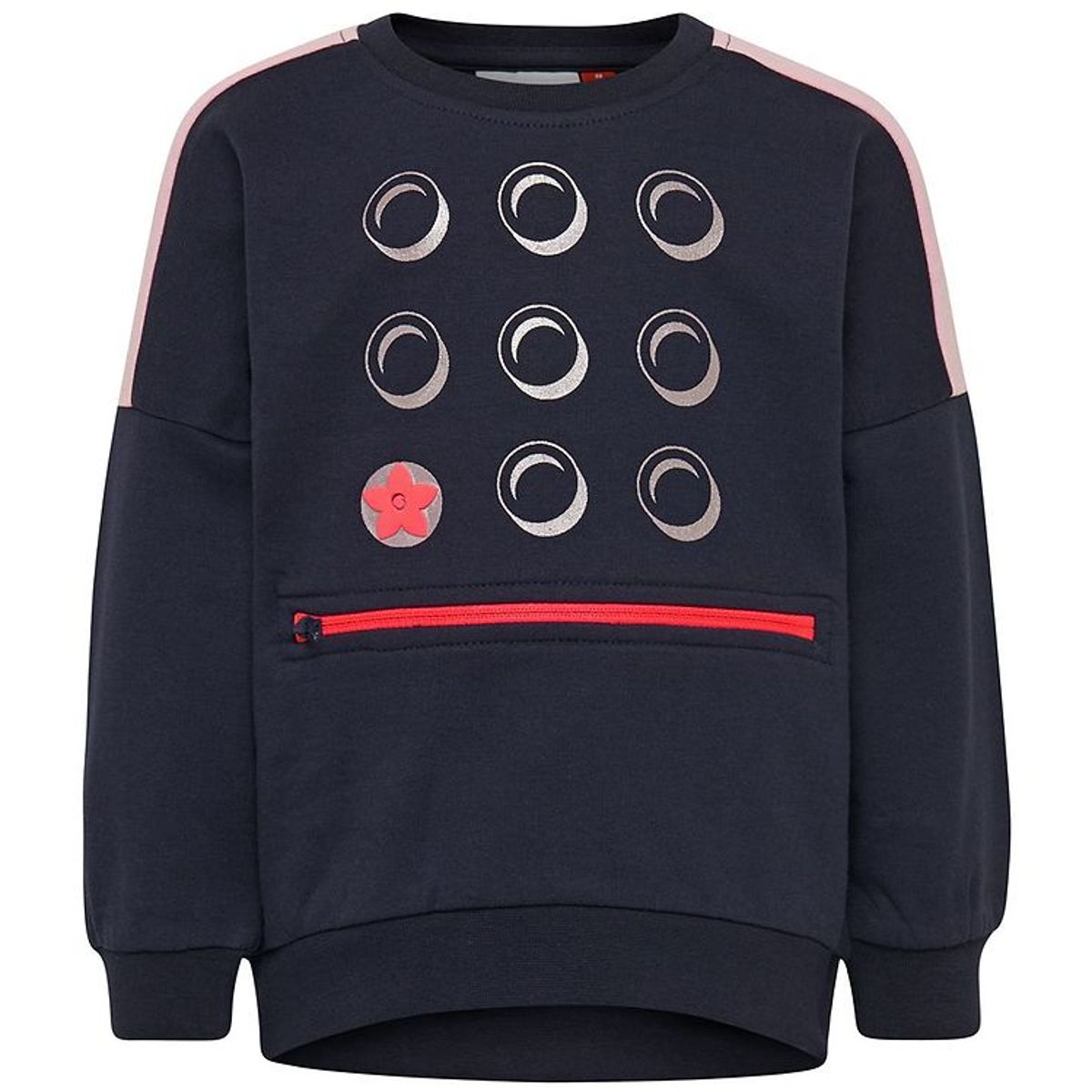 LEGO ® Duplo Sweatshirt - LWSun - Navy m. Rosa/Sølv