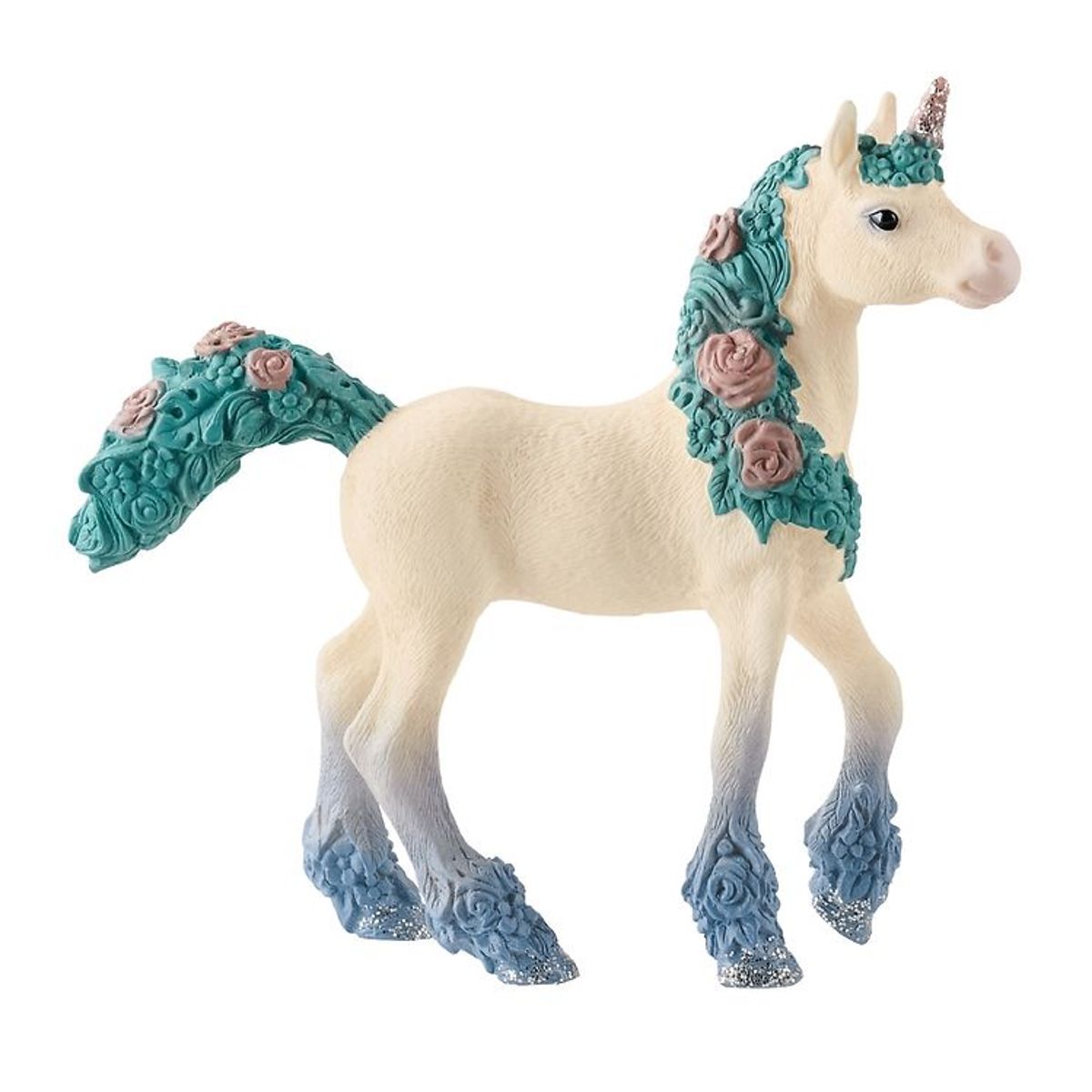 Schleich Bayala - H:10 cm - Blomsterenhjørning Føl 70591