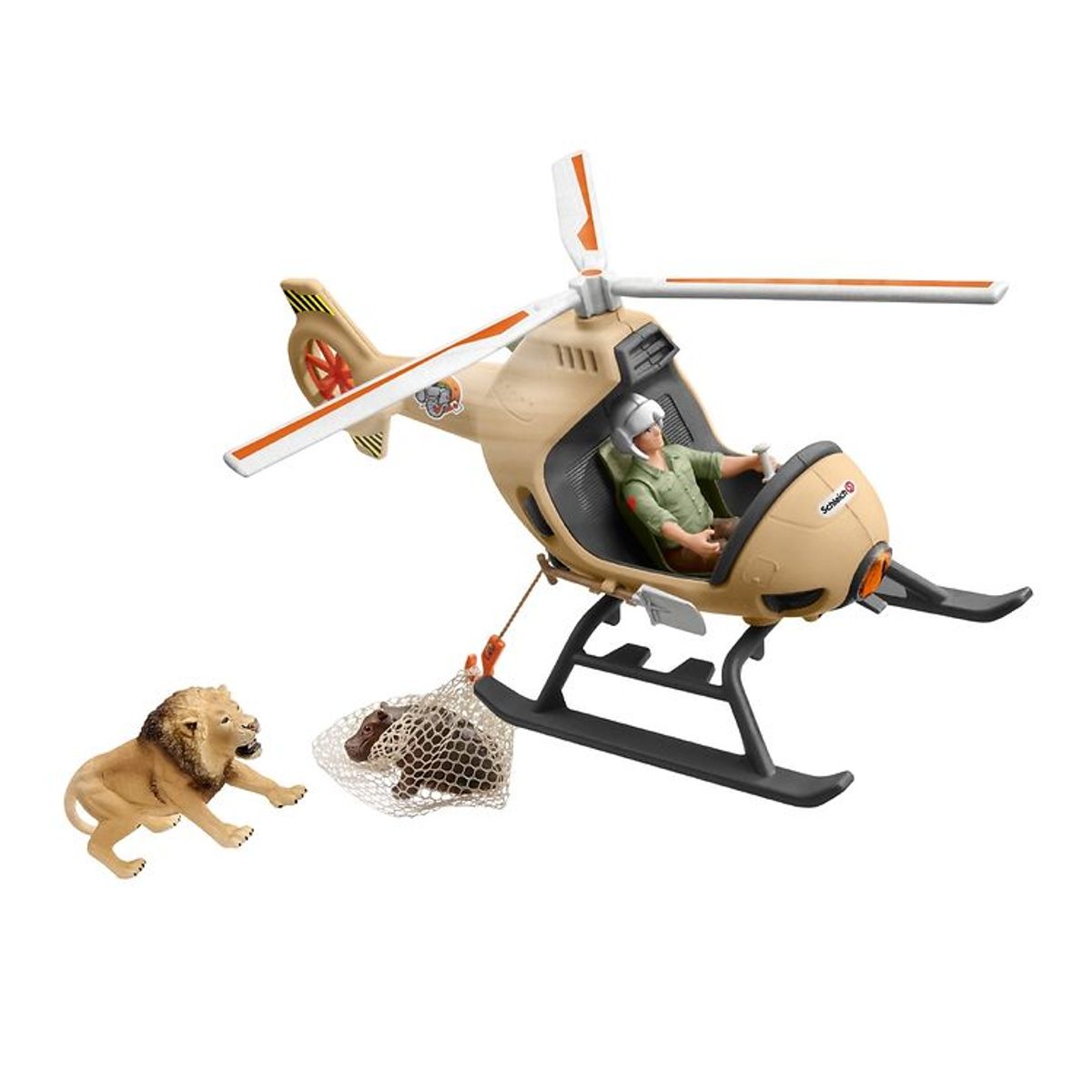 Schleich Wild Life Sæt - Redningshelikopter 42476