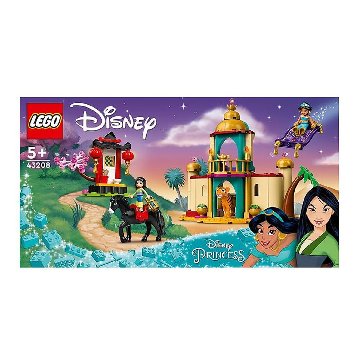 LEGO ® Disney Princess - Jasmin Og Mulans Eventyr 43208 - 176 Del