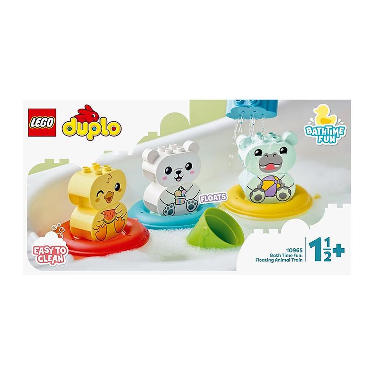 LEGO ® DUPLO - Sjov I Badet: Flydende Dyretog 10965 - 14 Dele