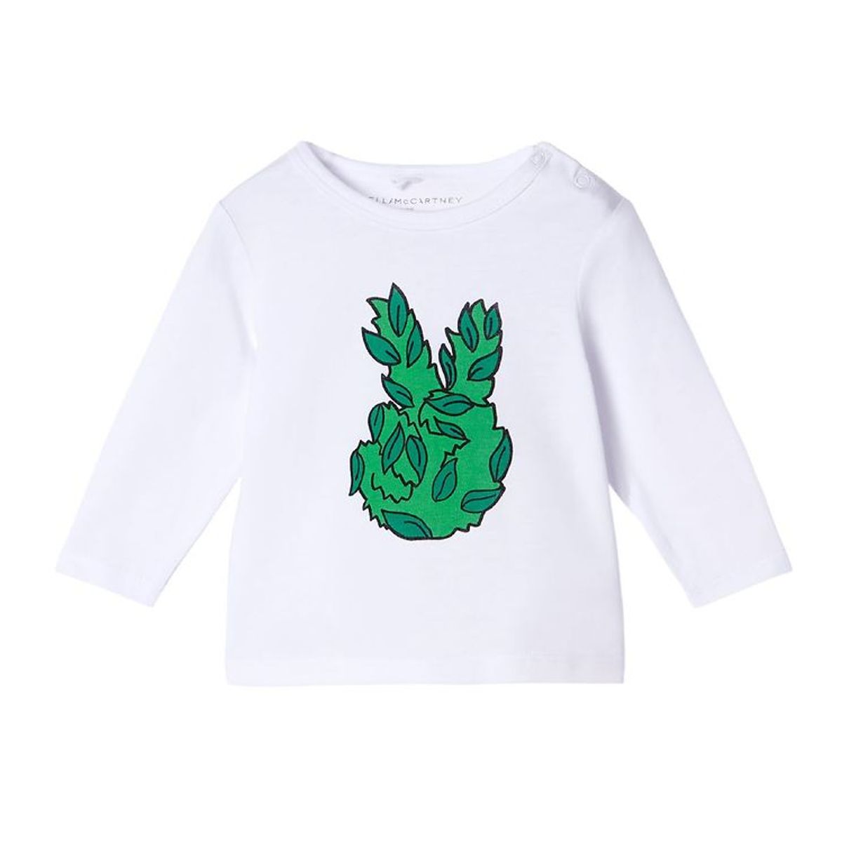 Stella McCartney Kids Bluse - Peace Leaf - Hvid