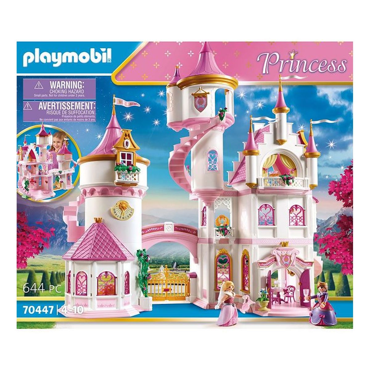 Playmobil Princess - Stort Prinsesseslot - 70447 - 644 Dele