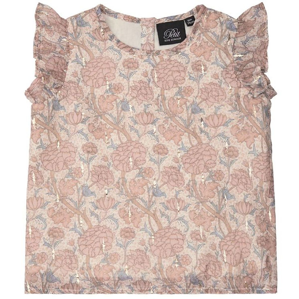 Petit by Sofie Schnoor Top - Ella - Rosa m. Blomster