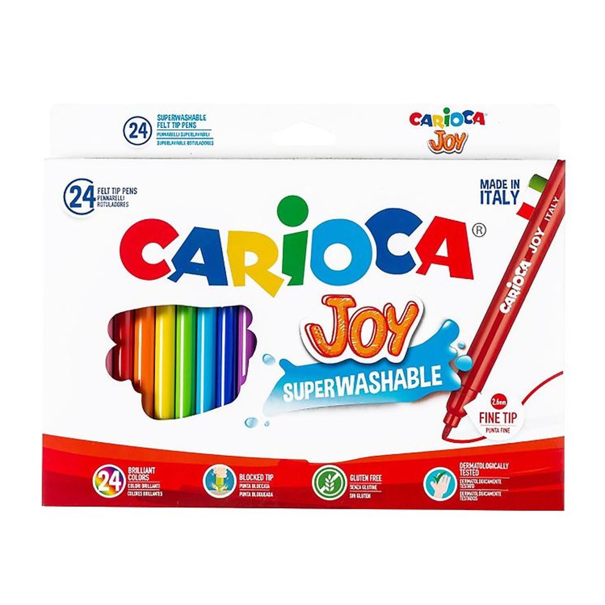 Carioca Joy Tuscher - 24 stk - Multifarvet