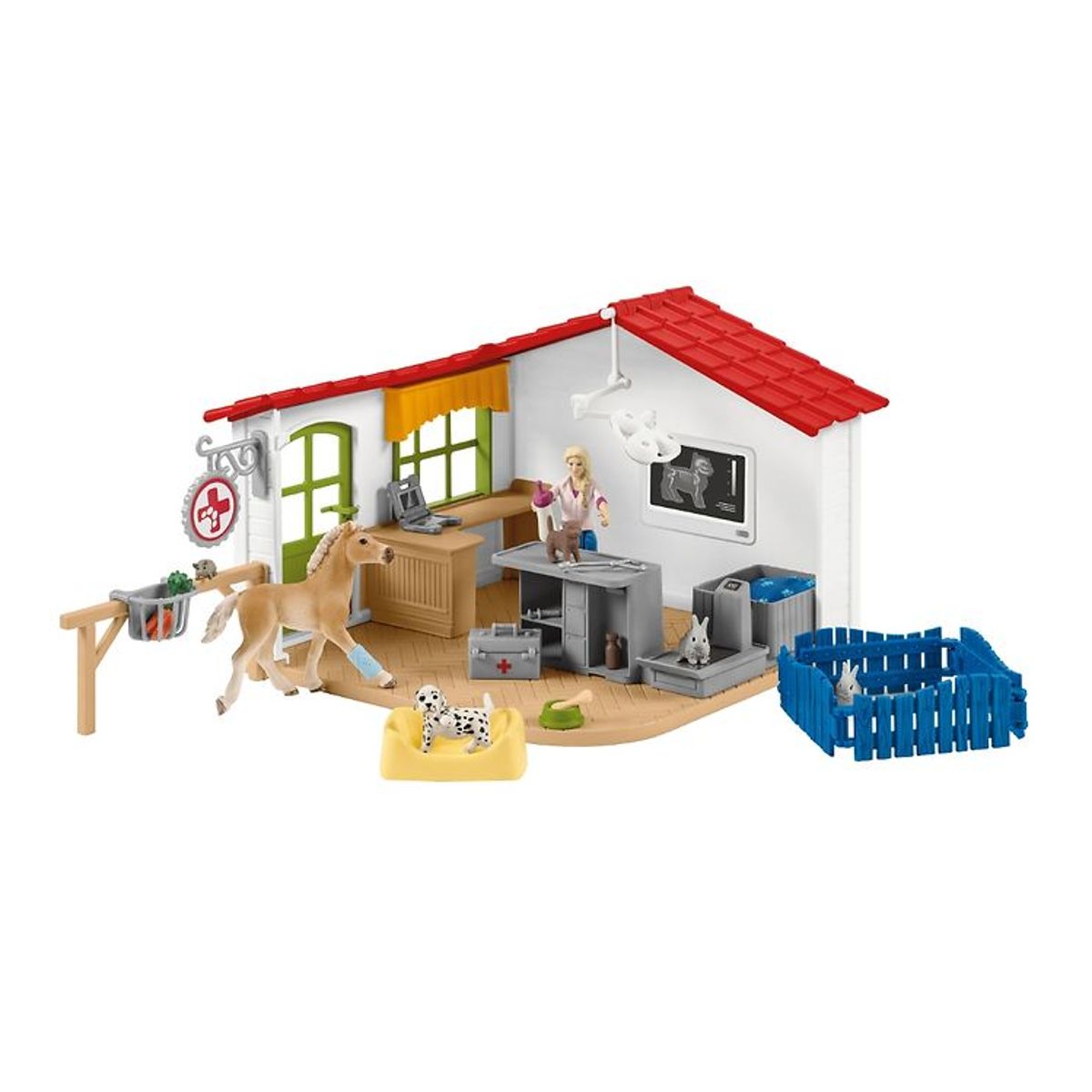 Schleich Farm World - 22,5 x 16,5 cm - Dyrlægeklinik 42502