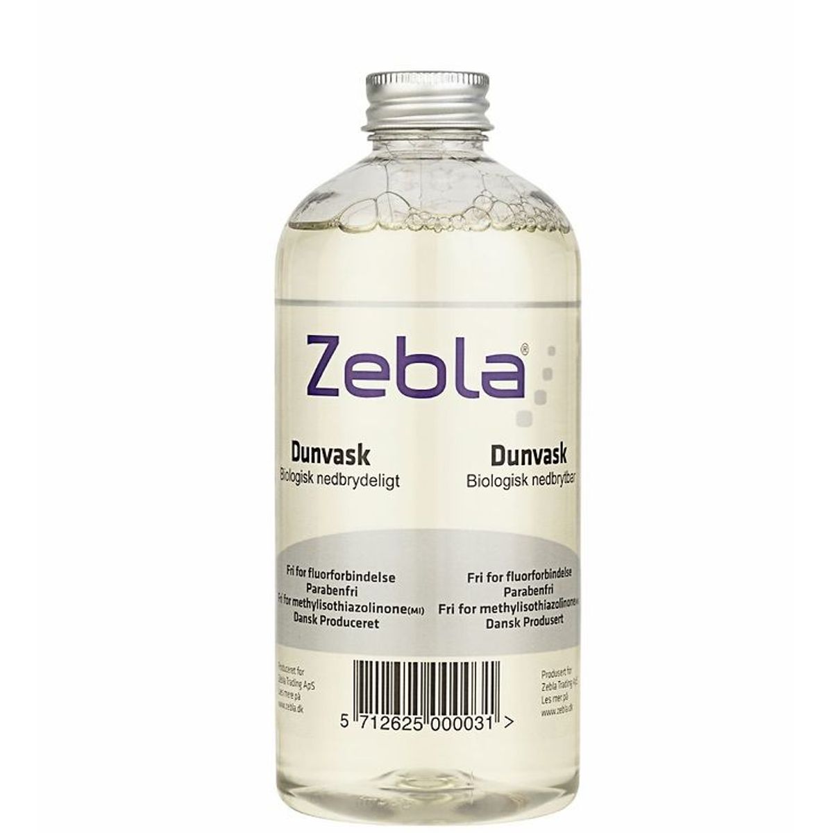 Zebla Dunvaskemiddel - 500 ml