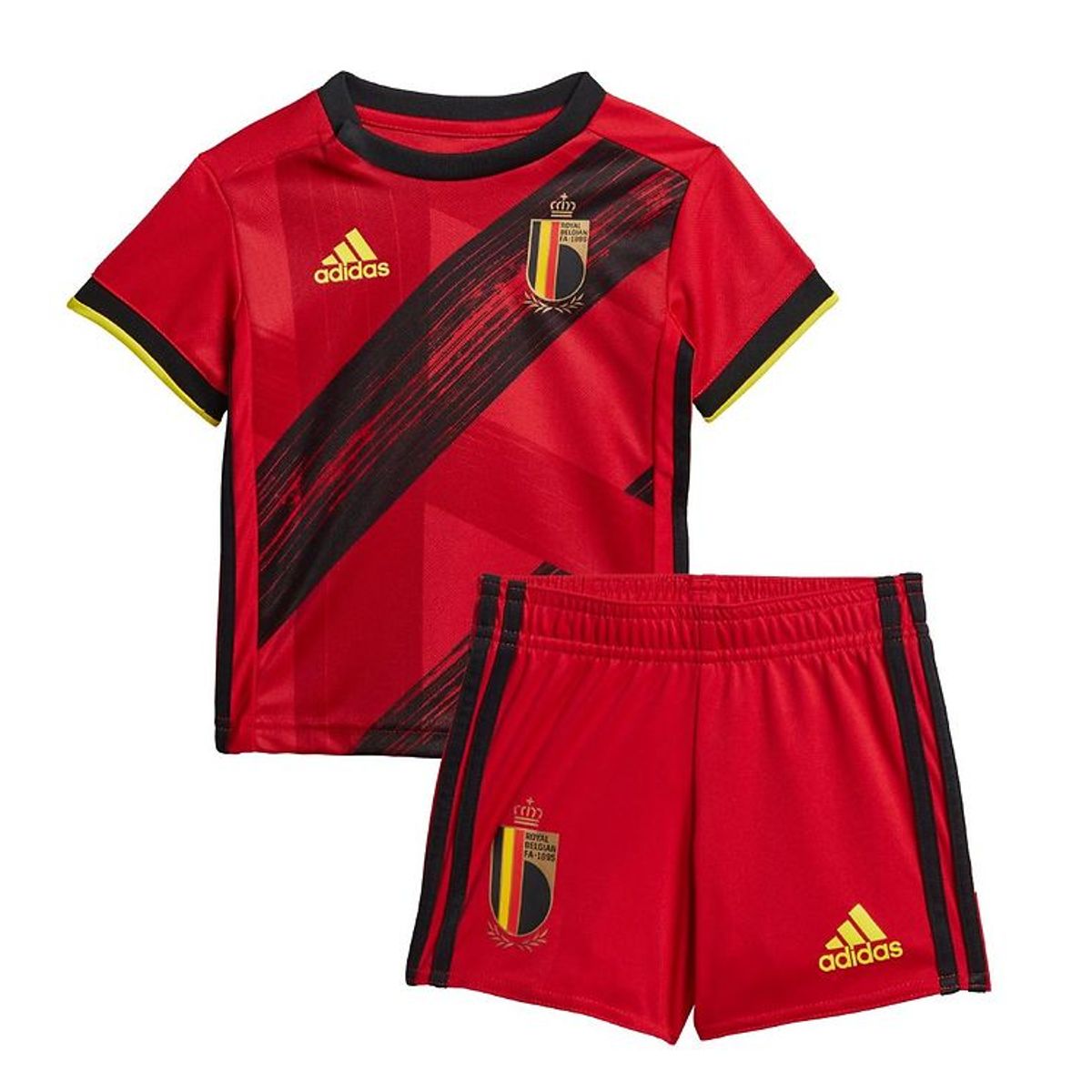 adidas Performance Fodboldsæt - Belgien - Rød/Sort