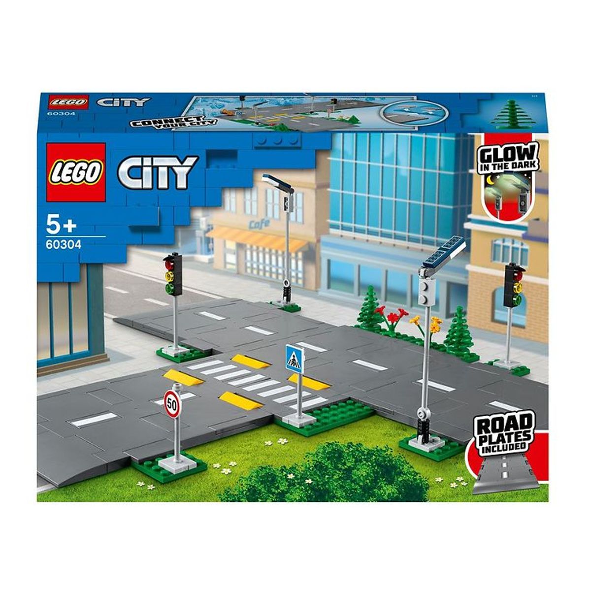 LEGO ® City - Vejplader 60304 - 112 Dele