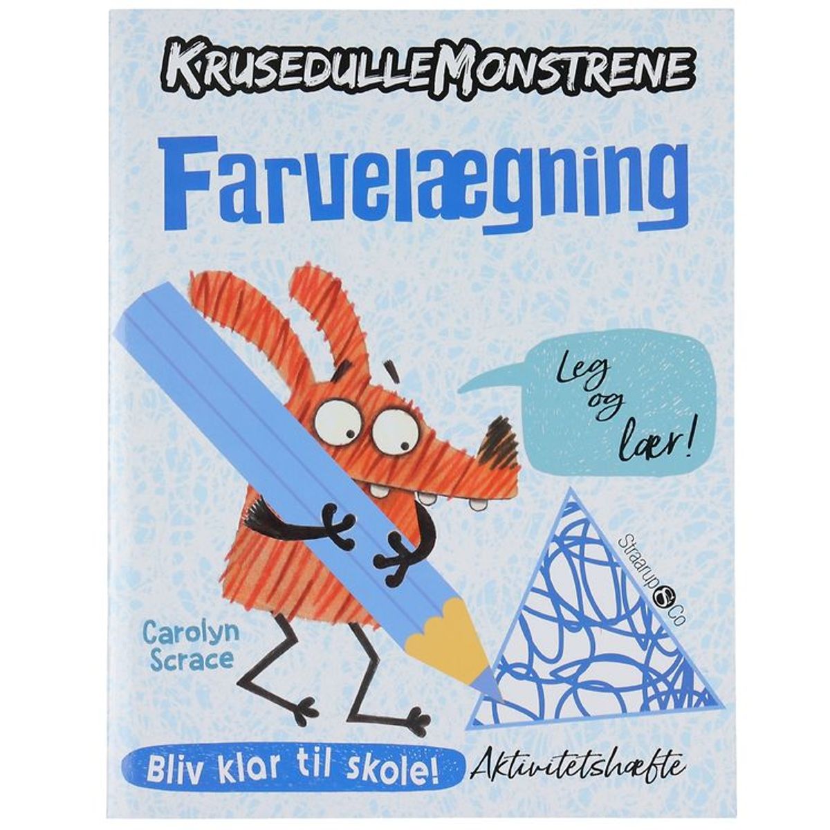 Straarup & Co Bog - Krusedulle Monstrene - Farvelægning - Dansk