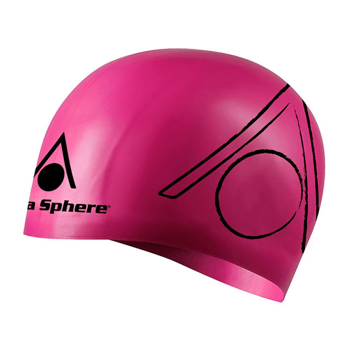 AquaSphere - Phelps - Tri Cap Badehætte - Flere farver-Sort