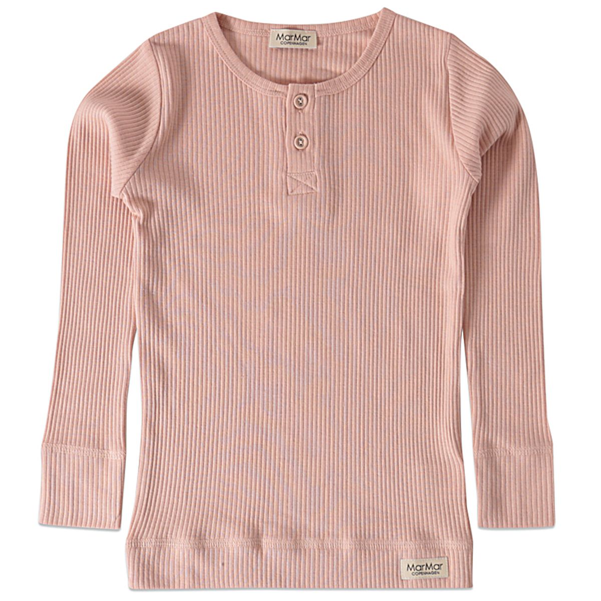 Rosa modal rib bluse (12 mdr/80 cm)