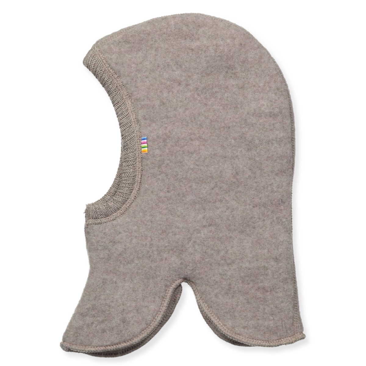 Beige uld fleece elefanthue (1-2 år)