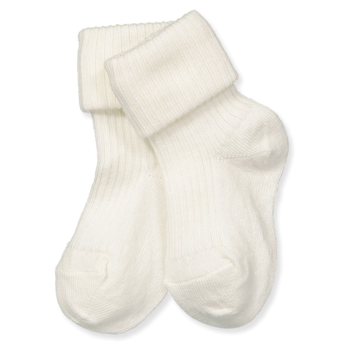 Graue Baby Socken aus Wolle