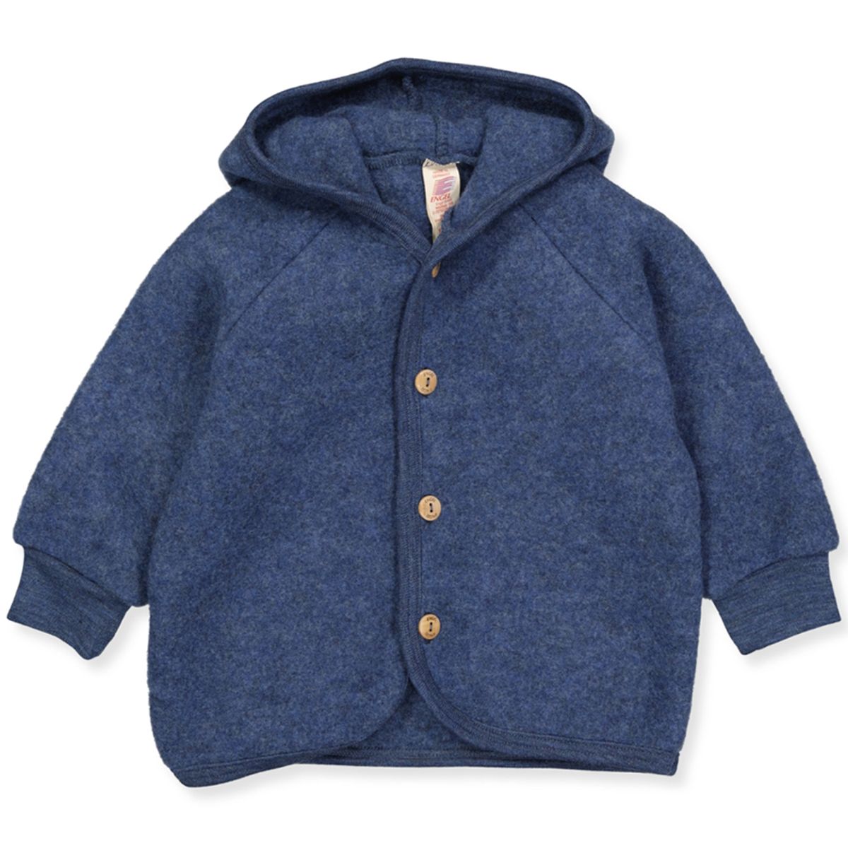 Organic uldfleece cardigan (110-116 cm)