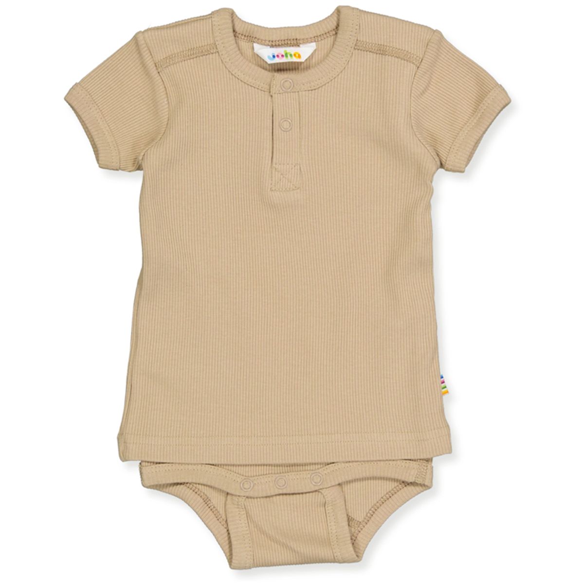 Organic rib t-shirt body (60 cm)