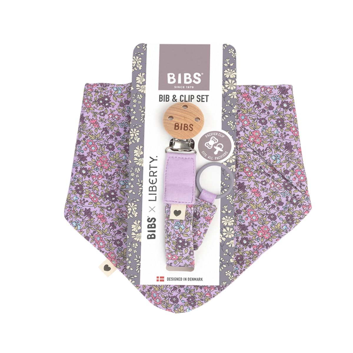 Bibs x Liberty organic gavesæt (One size)