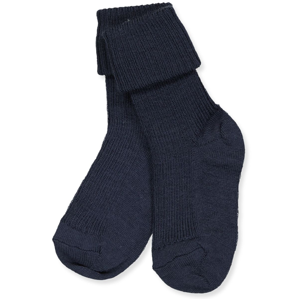 Navy uld babystrømper (25-28)