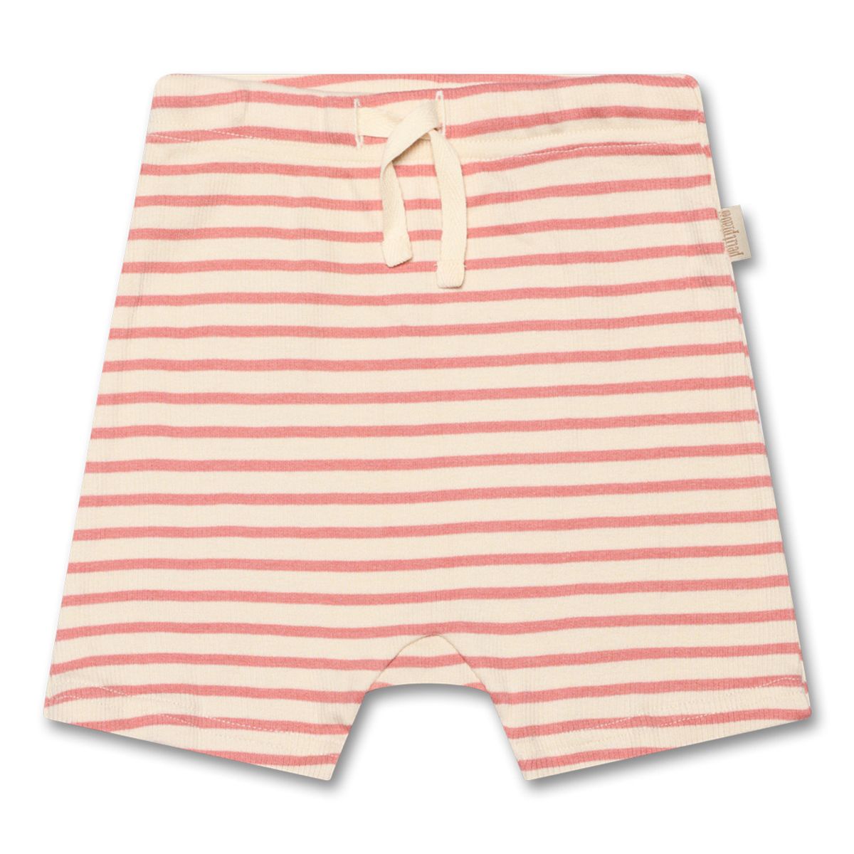 Stribet rib shorts (2 år/92 cm)