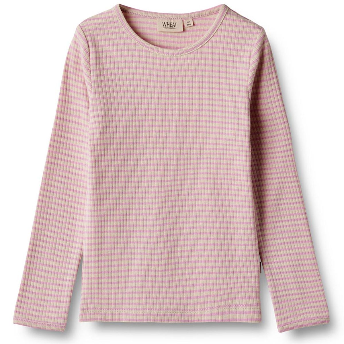 Organic Britt stribet rib bluse (5 år/110 cm)