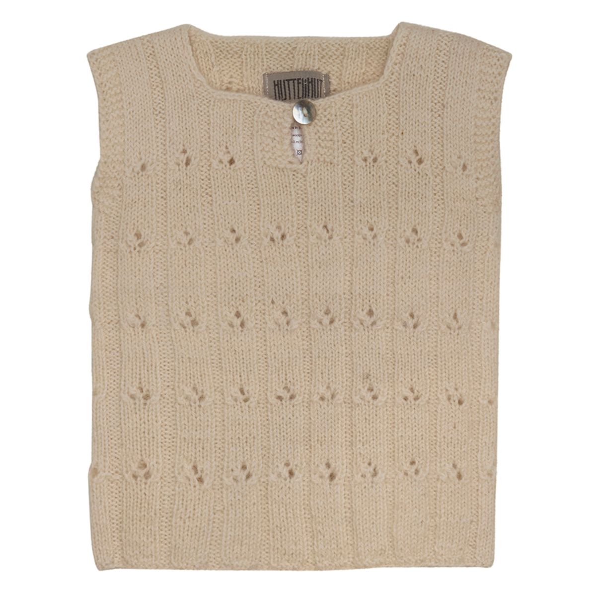 Alpaca uld vest (74-80 cm)