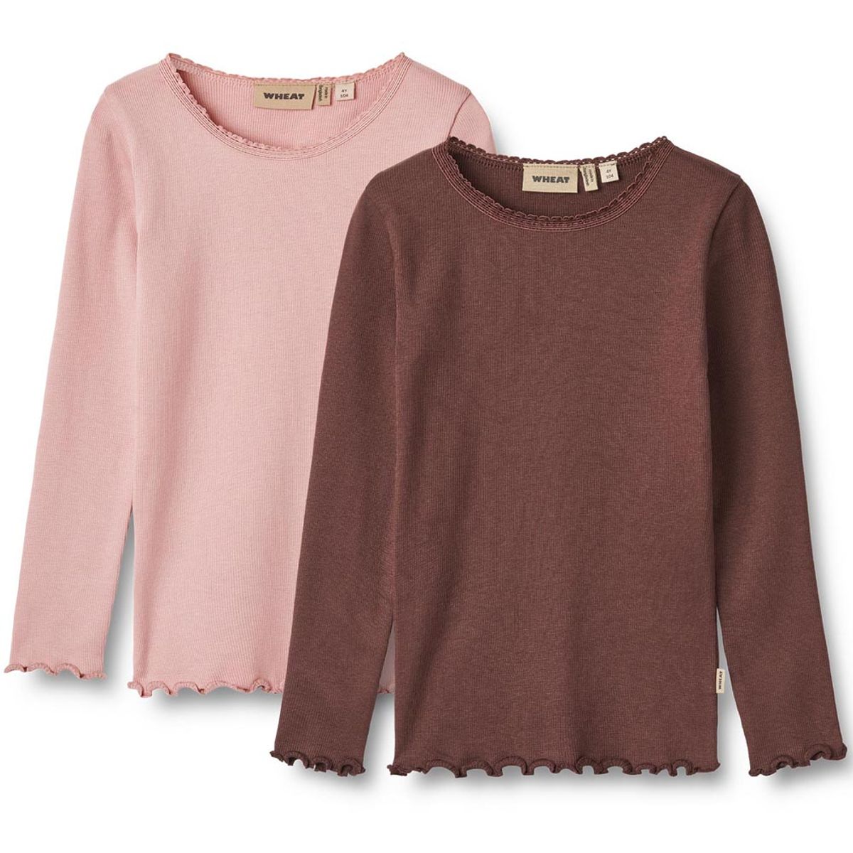 Reese 2-pak rib bluse (5 år/110 cm)