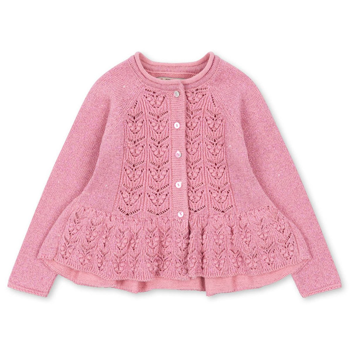 Organic Cabby cardigan (9-10 år)