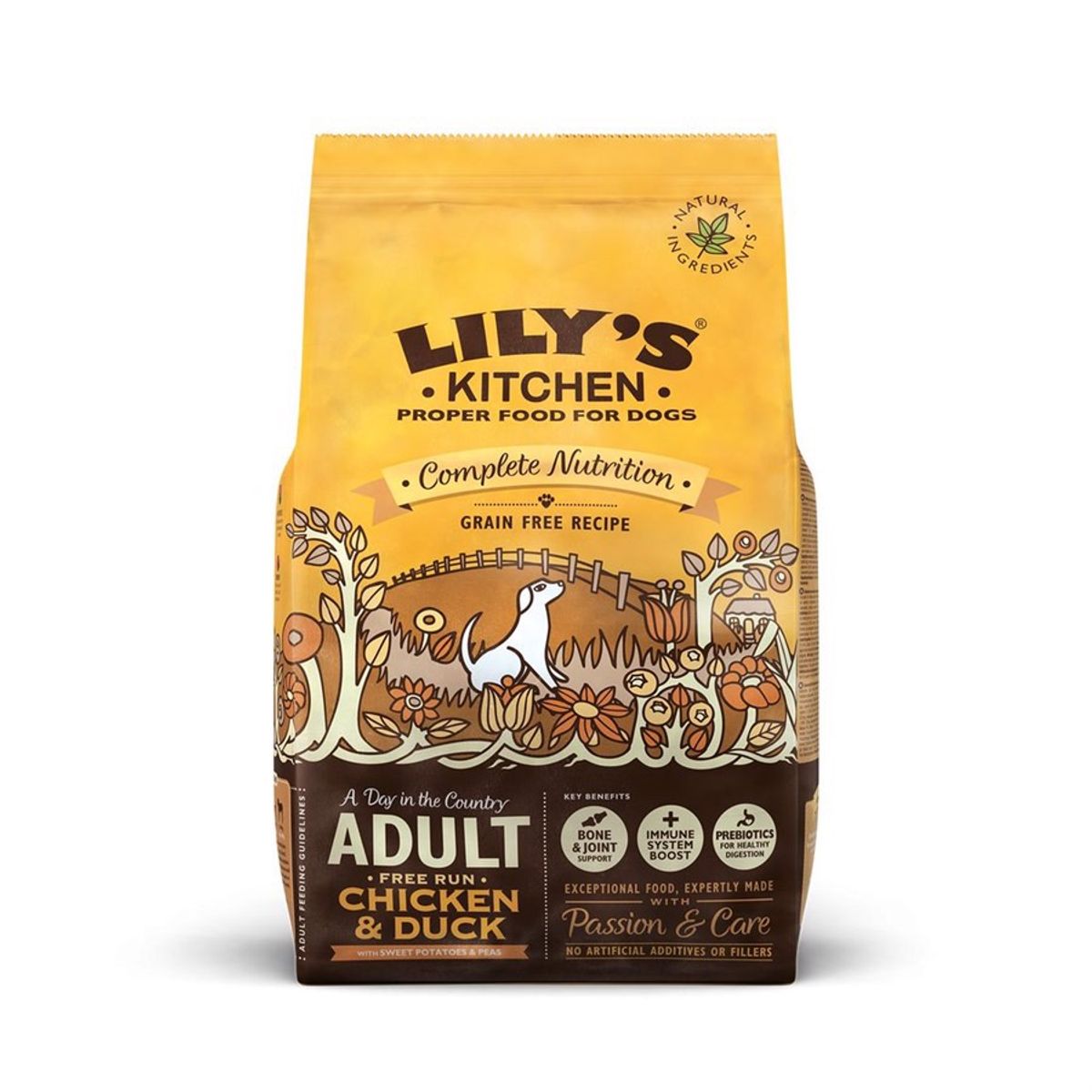 Lilys Kitchen tørfoder Adult Chicken & Duck, 2.5 kg