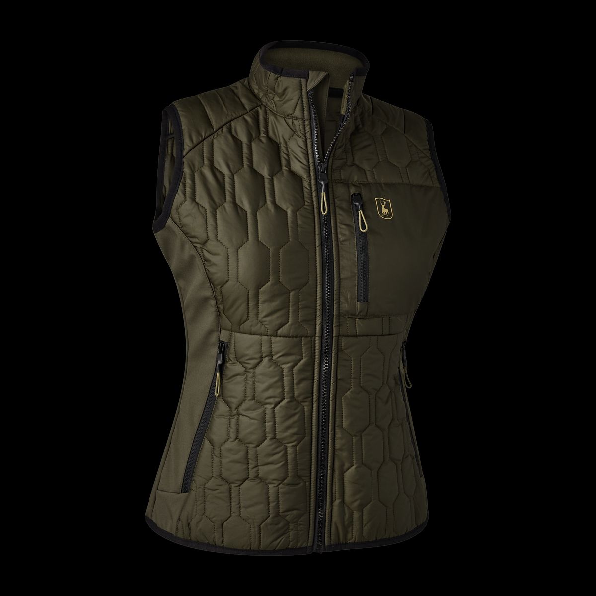 Deerhunter Lady Mossdale quiltet vest Forest Green 42