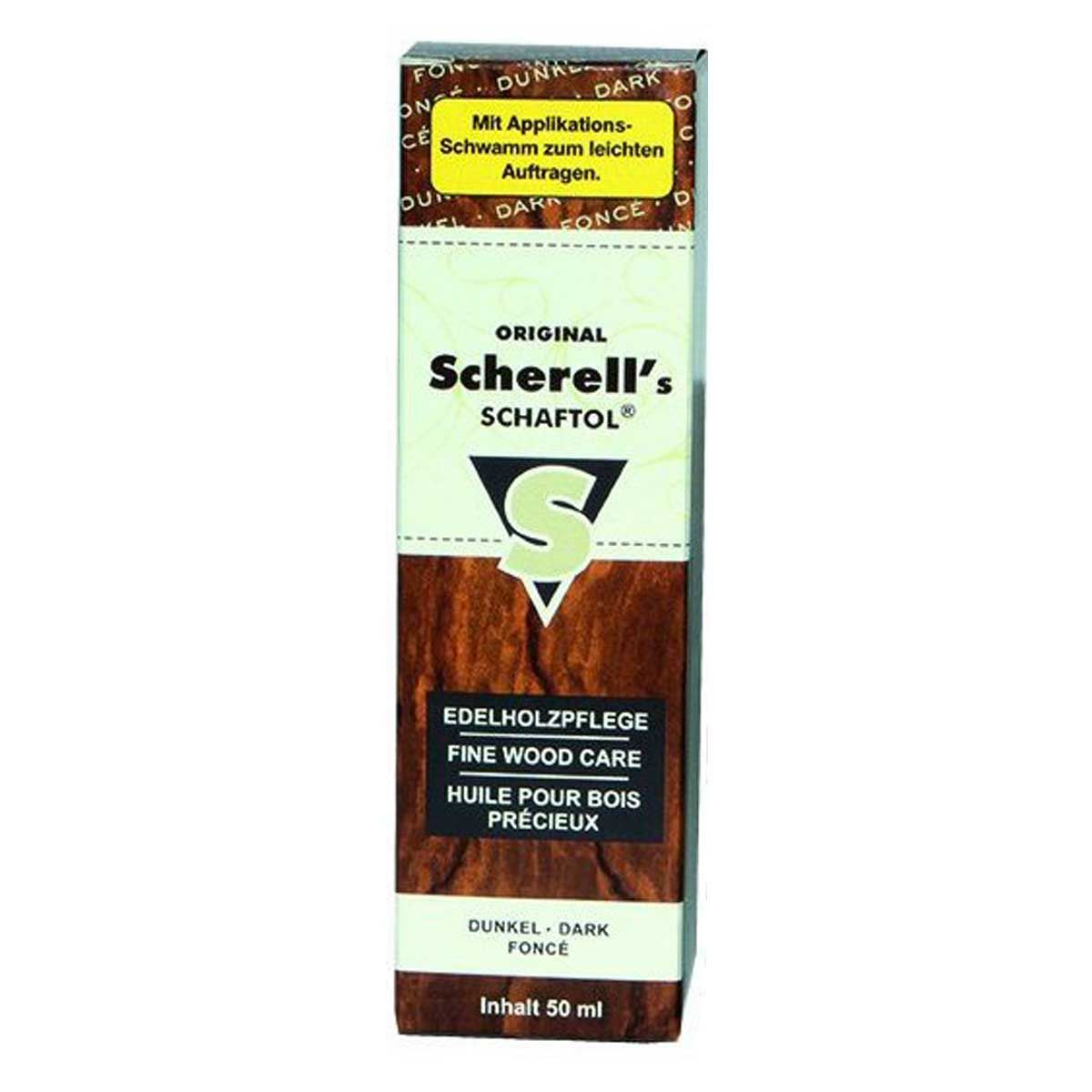 Scherell skæfteolie mørk 50 ml