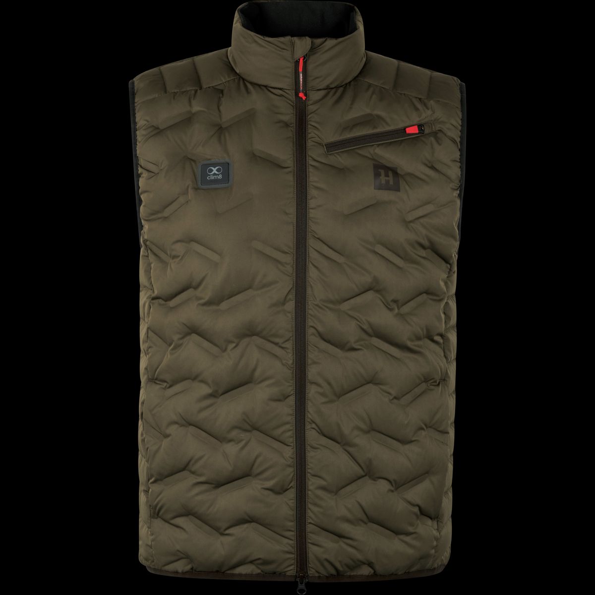 Härkila clim8 Insulated waistcoat Willow green M