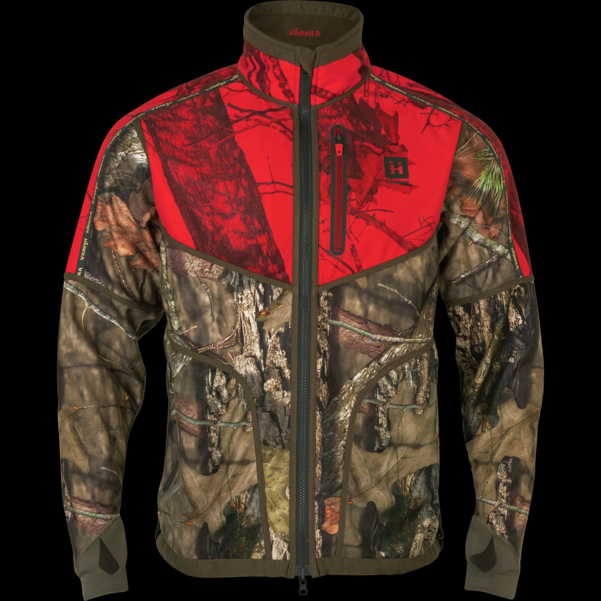 Härkila Kamko camo reversible WSP jacket Hunting green/MossyOak®Break-up Country® L