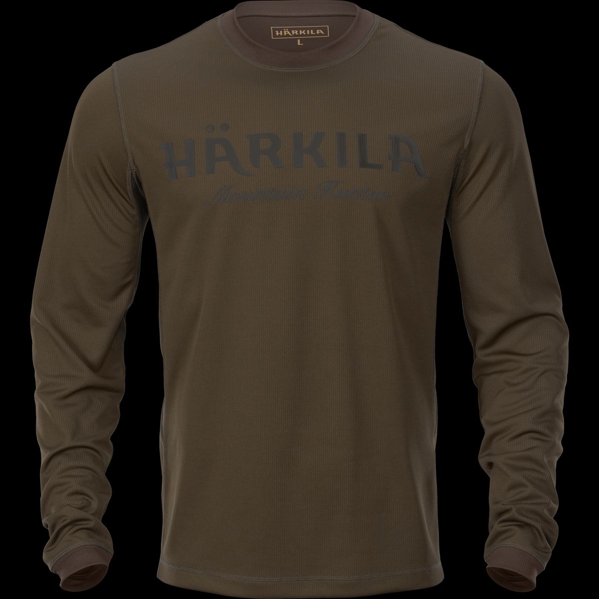 Härkila Mountain Hunter L/S t-shirt Hunting green/Shadow brown 3XL