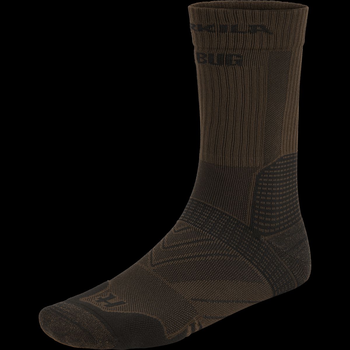 Härkila Trail socks Dark olive/Willow green XL