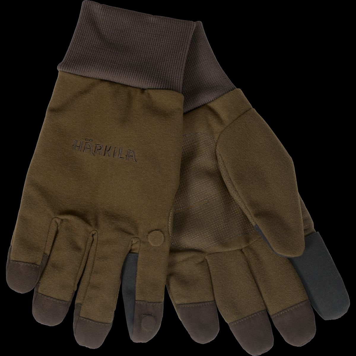 Härkila Retrieve HWS handske Dark warm olive XL