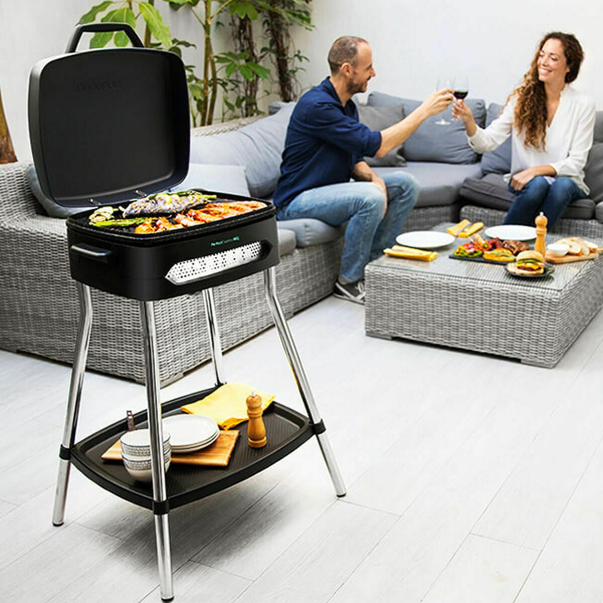 Elektrisk Grill Cecotec PerfectCountry BBQ 2000W 2000 W